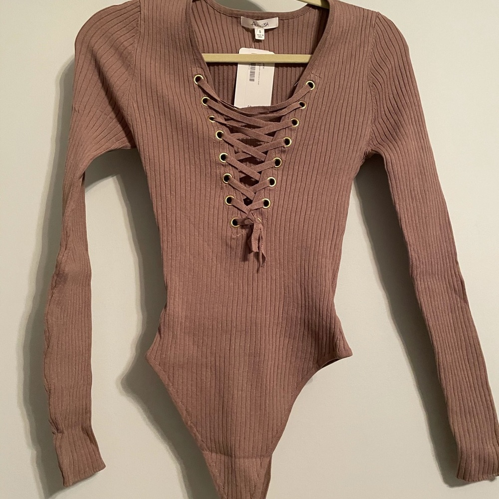 Lace Up Bodysuit
